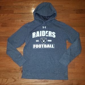 Unisex Oakland Raiders UA Under Armour Hoodie Size Small